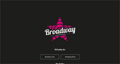Desktop Screenshot of broadway-club.pl