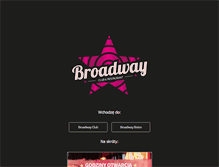 Tablet Screenshot of broadway-club.pl